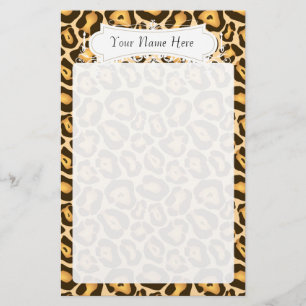 Chiccheetah-Mode-Druck-personalisiertes Briefpapier
