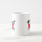 Chicest Mama je Modernes, handgeschriebenes Skript Kaffeetasse (Mittel)