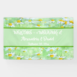 ChicGreen Daisy Floral Begrüßungsbanner für alle G Banner
