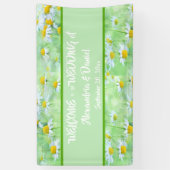ChicGreen Daisy Floral Begrüßungsbanner für alle G Banner (Vertikal)