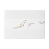 Chich Pastel Blume Hochzeit Einladung Bauchband Einladungsbanderole (Rückseitenbeispiel)