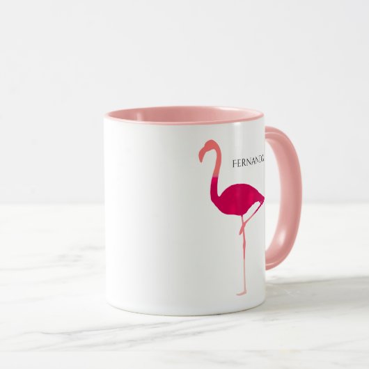 Chicheller rosa personalisierter tasse (VorderseiteRechts)