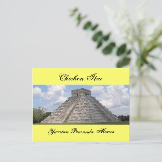 Chichen Itza 2008 Postkarte (Stehend Vorderseite)