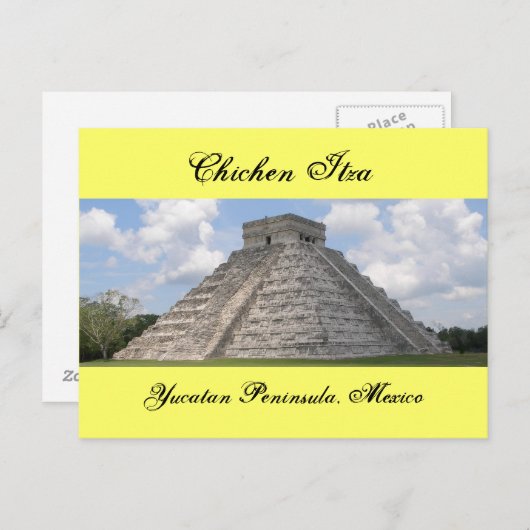 Chichen Itza 2008 Postkarte (Vorne/Hinten)