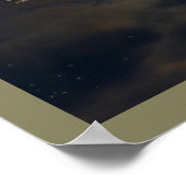 Chichen Itza Ancient Mayan Temple Art Poster (Ecke)