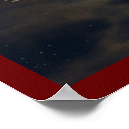 Chichen Itza Ancient Mayan Temple Art Poster (Ecke)