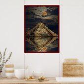 Chichen Itza Ancient Mayan Temple Art Poster (Küche)
