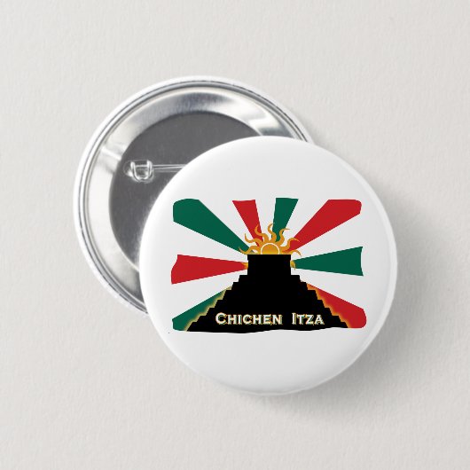 Chichen Itza Button (Vorne & Hinten)