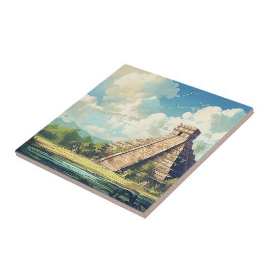 Chichen Itza Fliese (Seite)