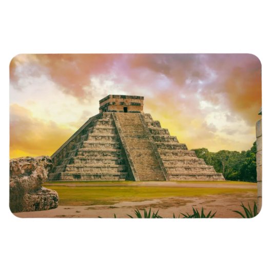 Chichen Itza Fllexible Foto Magnet (Horizontal)