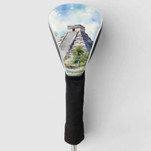Chichen Itza Golf Headcover (Vorderseite)