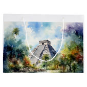 Chichen Itza Große Geschenktüte (Rückseite)