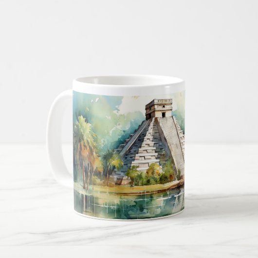 Chichen Itza Kaffeetasse (Vorderseite Links)