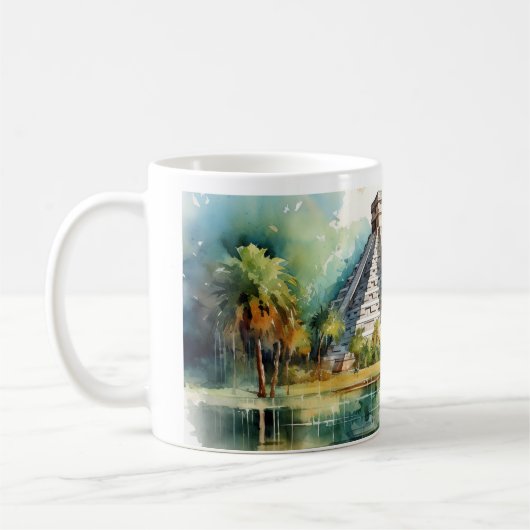 Chichen Itza Kaffeetasse (Links)
