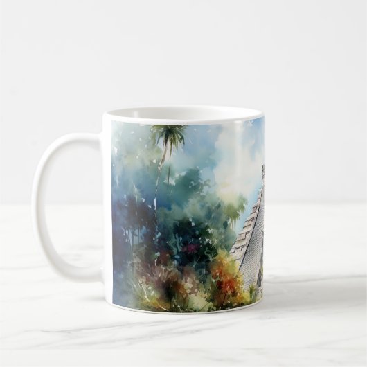 Chichen Itza Kaffeetasse (Links)