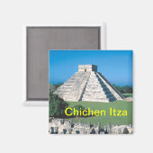 Chichen Itza Kühlschrankmagnet (Vorderseite/Rückseite)