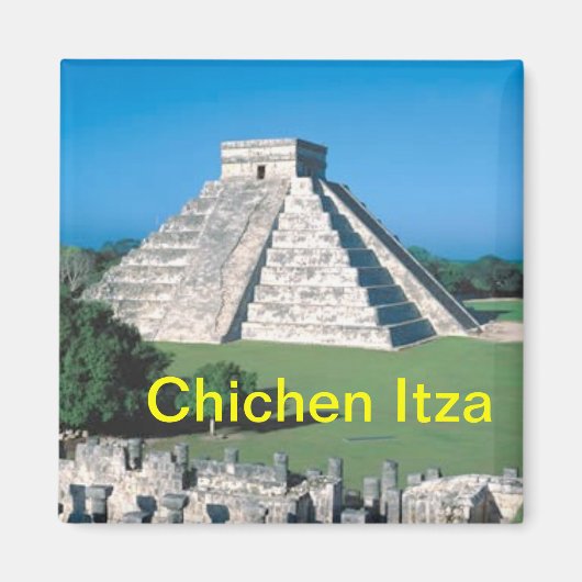 Chichen Itza Kühlschrankmagnet (Vorne)