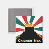 Chichen Itza Magnet (Vorderseite/Rückseite)