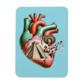 Chichén Itzá Mayan Pyramind Mexico Souvenir Magnet (Vertikal)