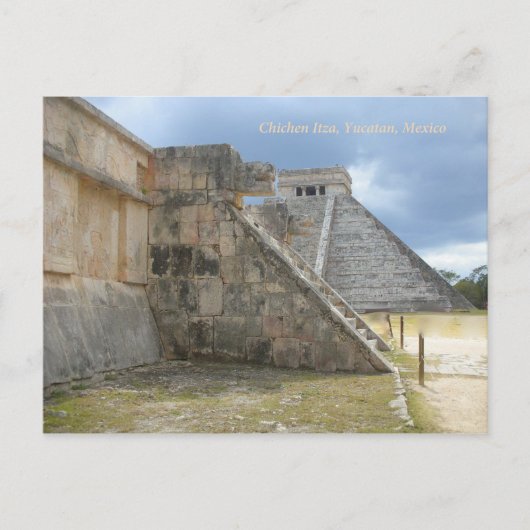 Chichen Itza Mayan Ruin Mexico Postcard Postkarte (Vorderseite)
