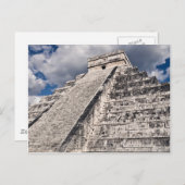 Chichen Itza Mayan Tempel in Mexiko Postkarte (Vorne/Hinten)