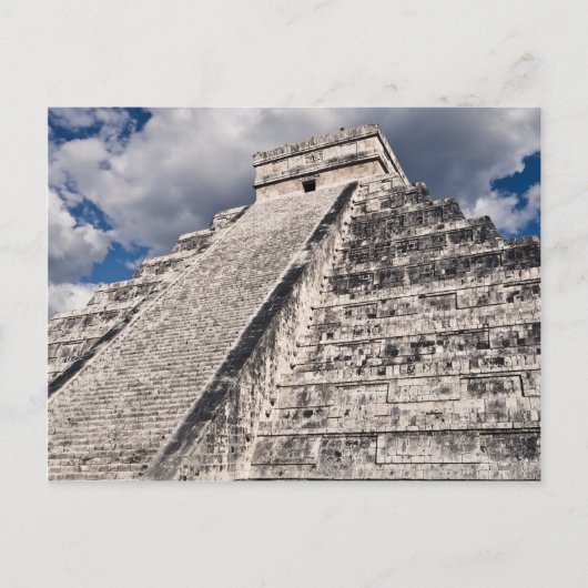 Chichen Itza Mayan Tempel in Mexiko Postkarte (Vorderseite)