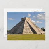 Chichen Itza Mayan Tempel in Mexiko Postkarte (Vorne/Hinten)