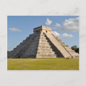 Chichen Itza Mayan Tempel in Mexiko Postkarte (Vorderseite)