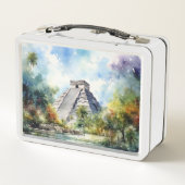 Chichen Itza Metall Brotdose (Rückseite)