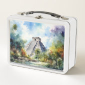 Chichen Itza Metall Brotdose (Vorderseite)