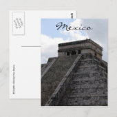 Chichen itza mex postkarte (Vorne/Hinten)