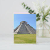 Chichen Itza Mexico Kukulkan Pyramide 7 Wonders Postkarte (Stehend Vorderseite)