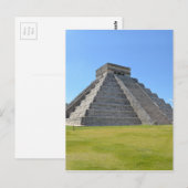 Chichen Itza Mexico Kukulkan Pyramide 7 Wonders Postkarte (Vorne/Hinten)