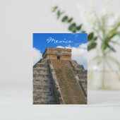 Chichen itza mexico postkarte (Stehend Vorderseite)