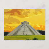 Chichen Itza Mexico Pyramid Antike Architektur Postkarte (Vorderseite)