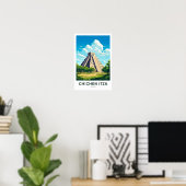 Chichen Itza Mexico Travel Print Poster (Heimbüro)