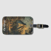 Chichen Itza Mexico Vintage Travel Artwork Gepäckanhänger (Vorderseite (Horizontal))