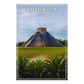 Chichen Itza Mexicos Reisekunstausgabe-Poster Poster (Vorderseite)
