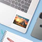 Chichen Itza, Mexiko. Aufkleber (Laptop mit iPhone)