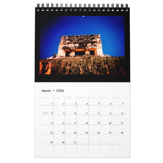 Chichen Itza, Mexiko Kalender (Mär 2026)