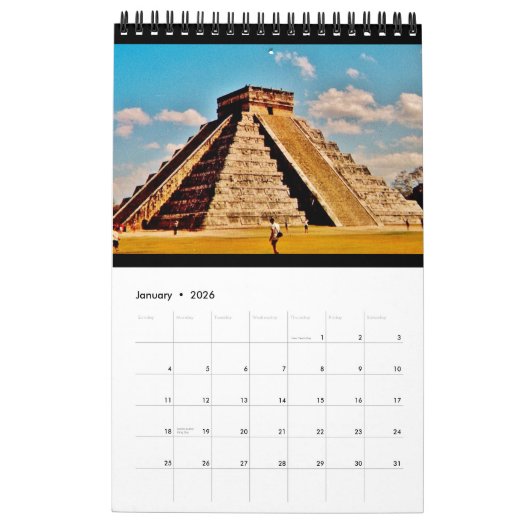 Chichen Itza, Mexiko Kalender (Jan 2026)