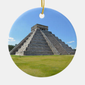 Chichen Itza Mexiko Kukulkan Wunder Pyramide-7 Keramikornament