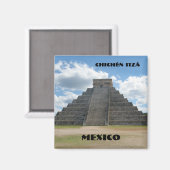 Chichén Itzá, Mexiko Magnet (Vorderseite/Rückseite)
