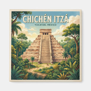 Chichén Itzá Mexiko Magnet