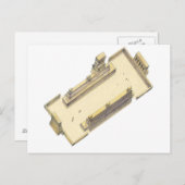 Chichen Itza Mexiko. Mesoamerikanisches Ballspiel Postkarte (Vorne/Hinten)