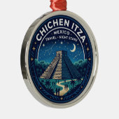 Chichén Itzá Mexiko Ornament Aus Metall (Rechts)