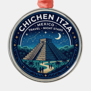 Chichén Itzá Mexiko Ornament Aus Metall