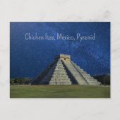 Chichen Itza, Mexiko, Pyramide Postkarte (Vorderseite)