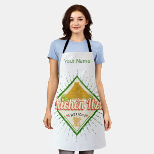 Chichen Itza Mexiko Retro Mayan Vintage Yucatan Schürze