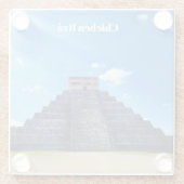 Chichén Itzá Mexiko Souvenir Untersetzer (Rückseite)